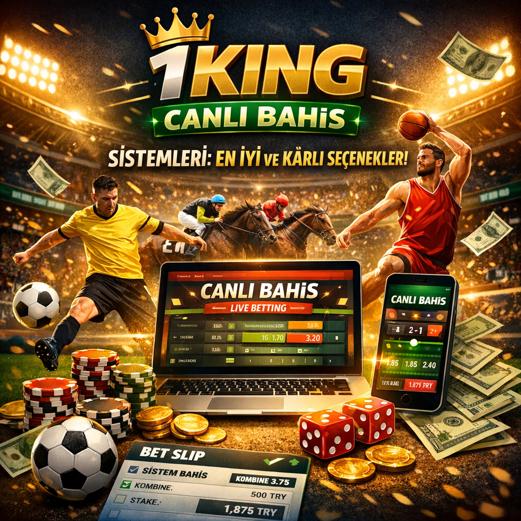 Illustration of 1King Canlı Bahis Sistemleri: En İyi ve Kârlı Seçenekler!