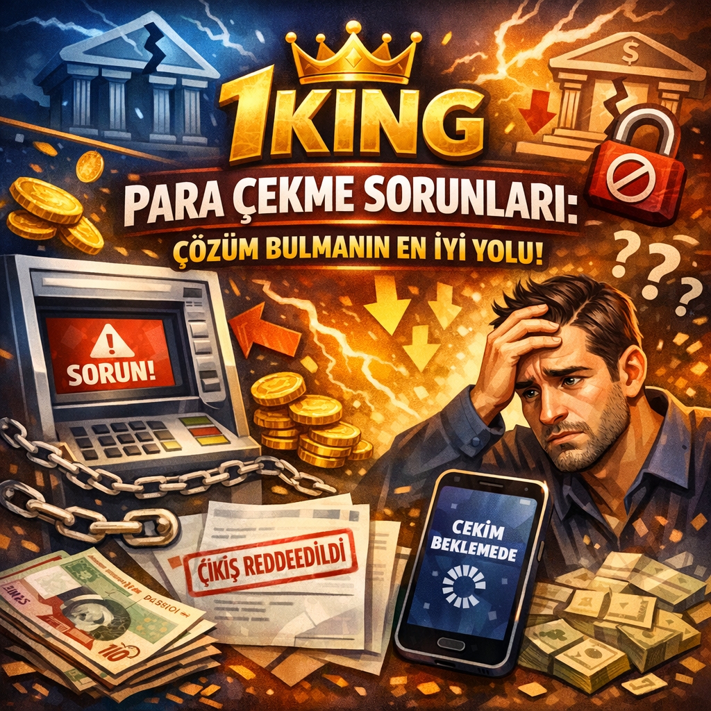 1king para çekme illustration for 1King Para Çekme Sorunları: Çözüm Bulmanın En İyi Yolu!